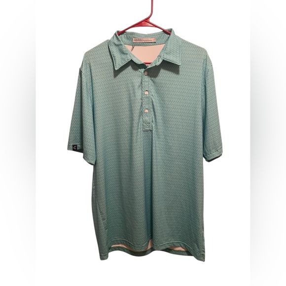 Criquet Men's Green Golf Shirt. Size large. Good‎ condition - Picture 1 of 4